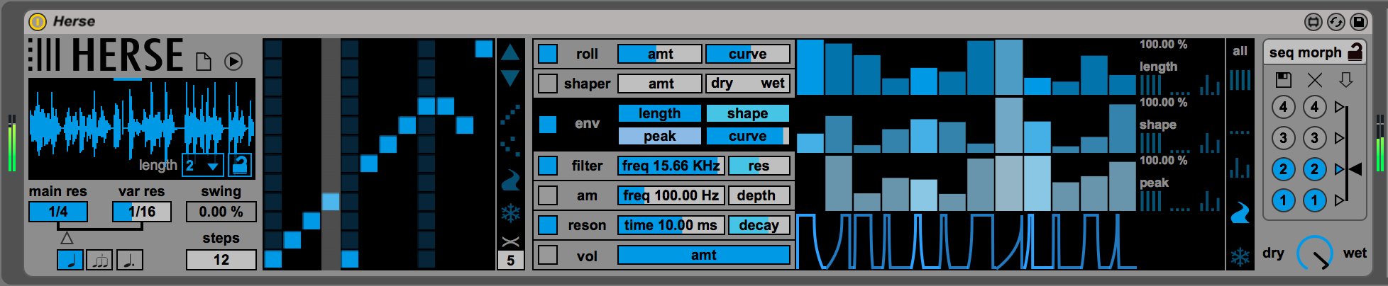 Herse Ableton GUI