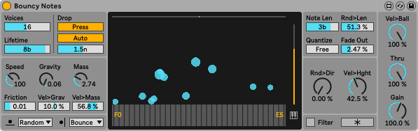 Bouncy Notes